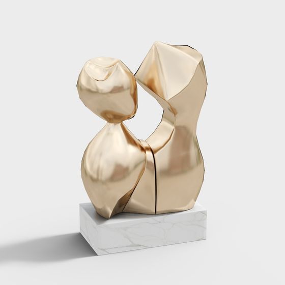 Abstract Embrace 3D model