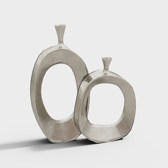 Abstract Circular Vase 3D model