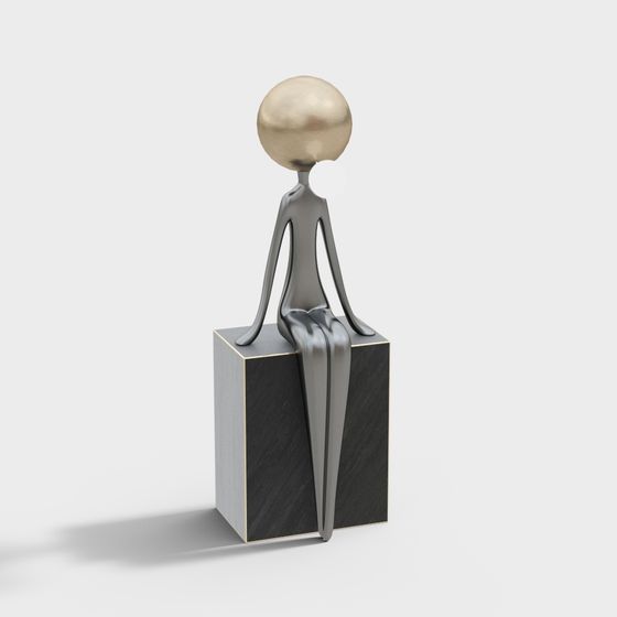 Sphere Man 3D model for Creative Innovations