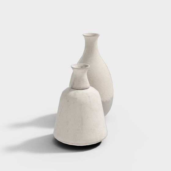 Elegant Low Poly Vase 3D Model