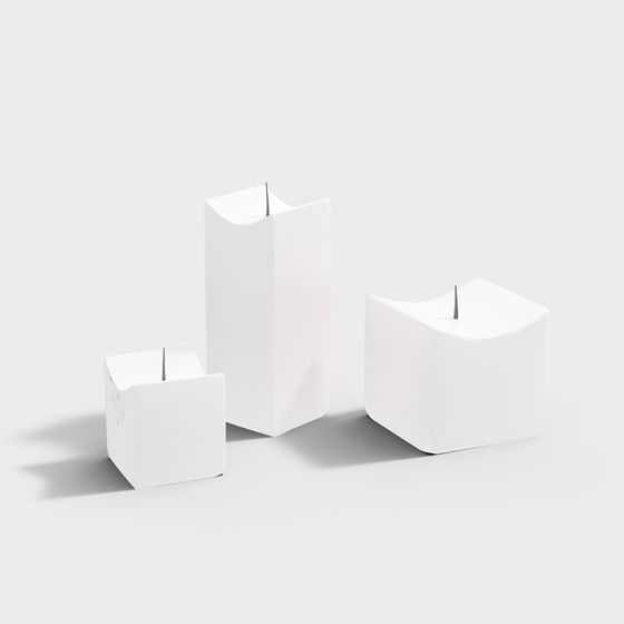 Geometric Light Minimal 3D model for Creative Projects