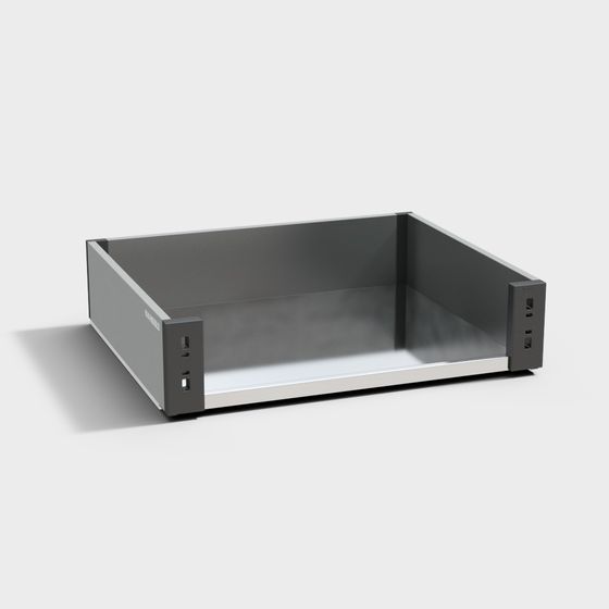 Panier à vaisselle escamotable à trois côtés