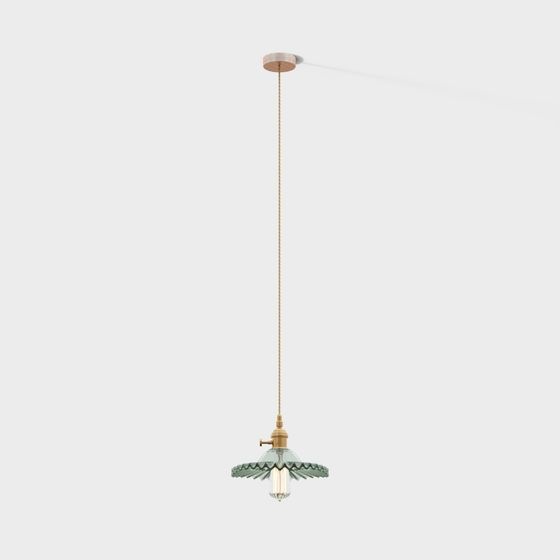 Lampe de maison d'hôtes, style rétro japonais minimaliste nordique de l'ouest, simple et nostalgique en laiton et verre