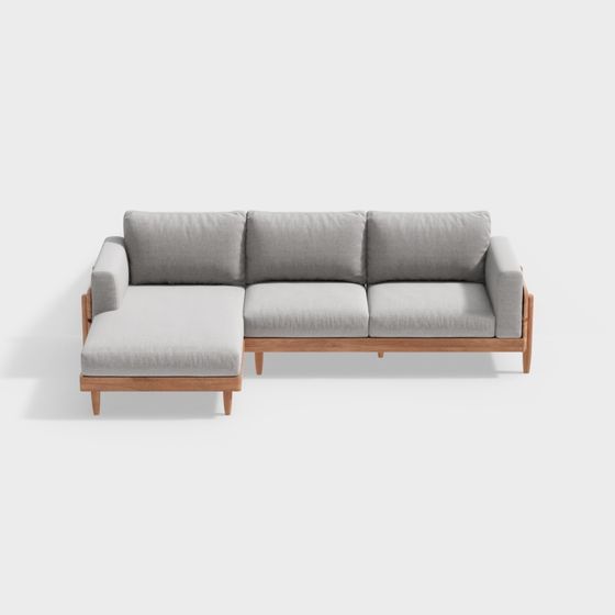 Sofá de esquina Serie Sakura Rain-Y17H01-NY