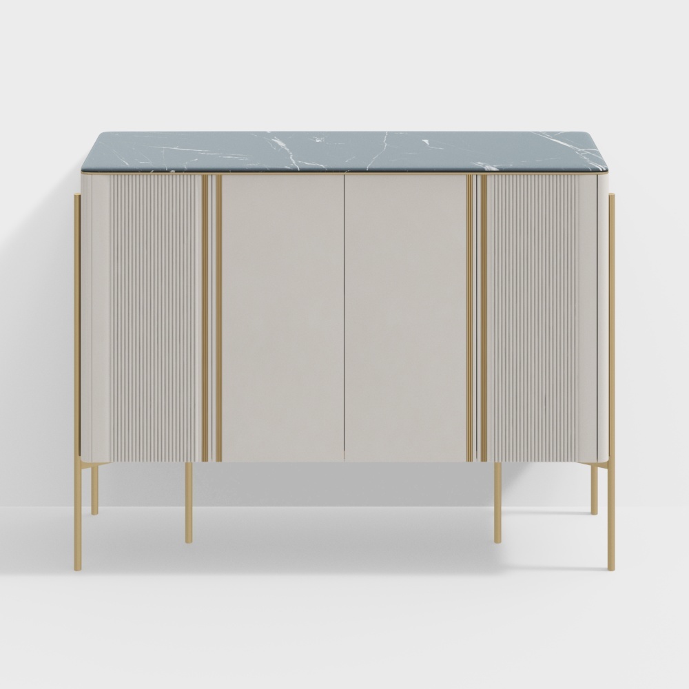 【Whole House Premium】Kuka 1.2m sideboard champagne J-KK-BS-D203-12CBG