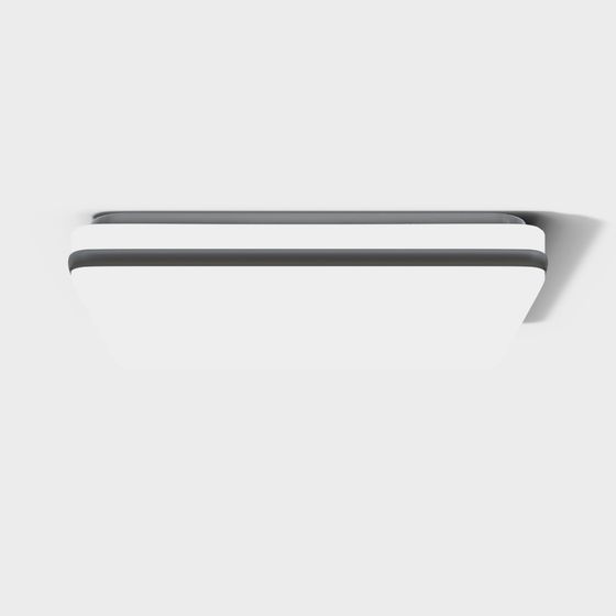 Sleek Minimalist Ceiling Light 3D model