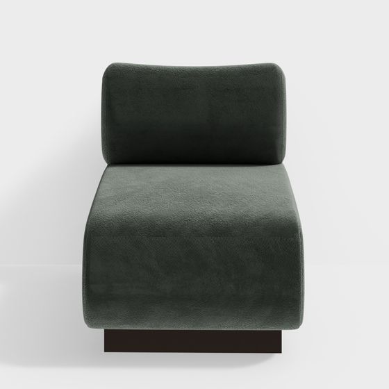 Urban Green Sofa 3D model for Modern Interiors