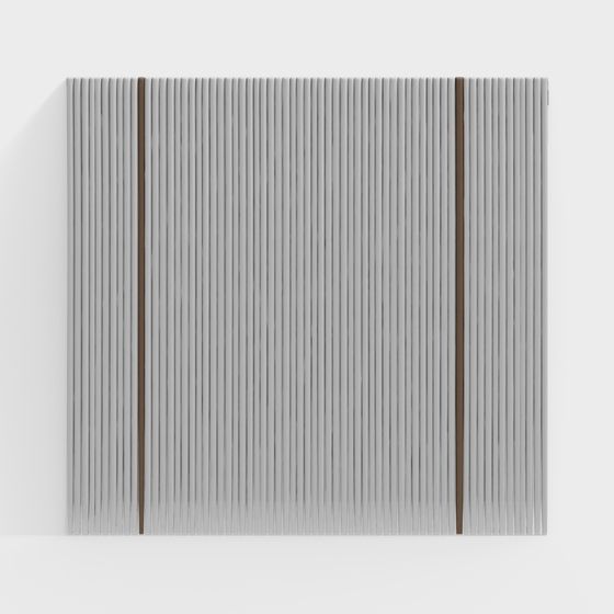 Striped Screen 3D model