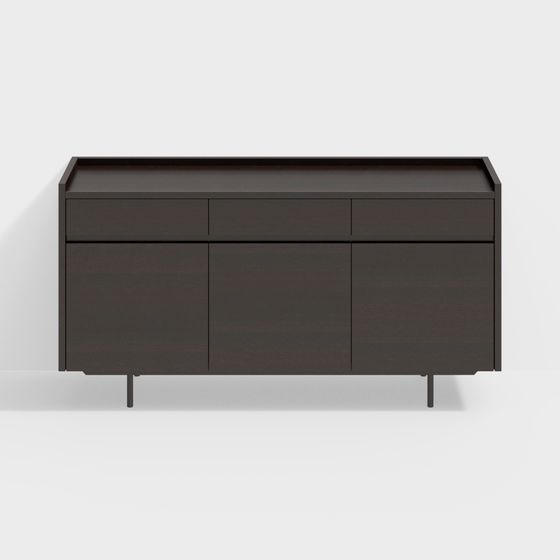 Contemporary Urban Window Cabinet 3D model