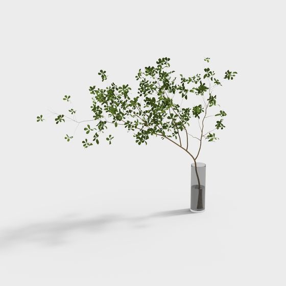 Lively Green Tree 3D Model for Creative Projects