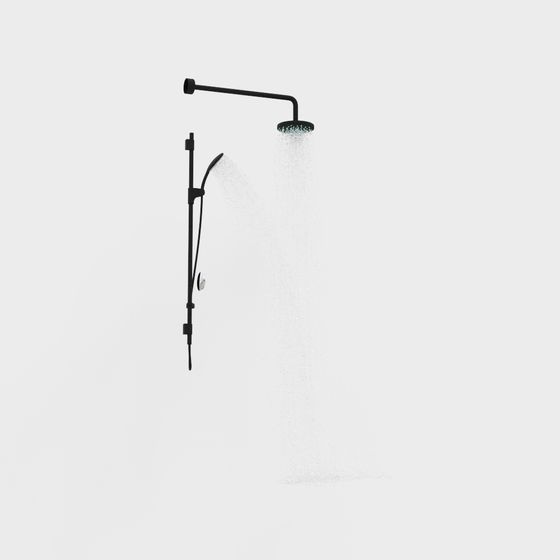 Minimalist Shower Head 3D model