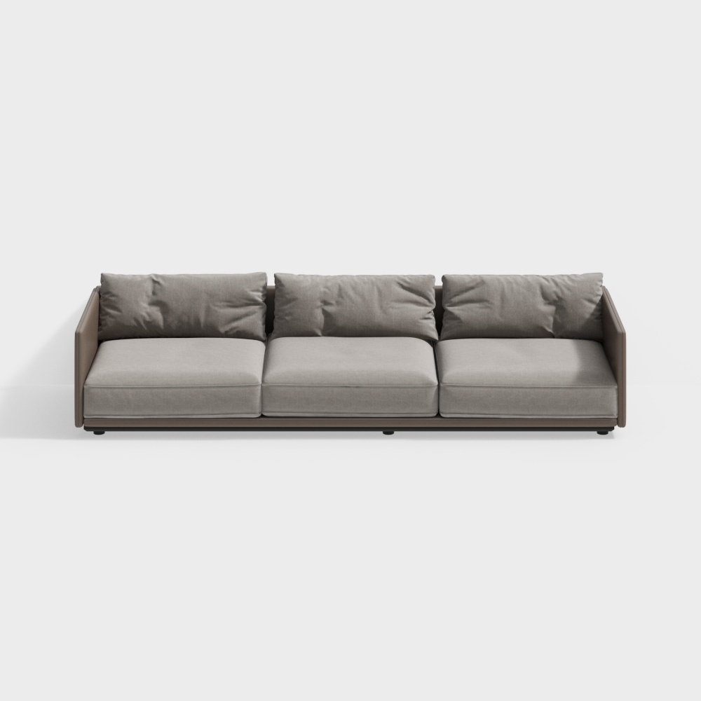MasaSanty/Massa Santi-Modern light luxury living room multi-person sofa 2 【Tyche/Tika Series】