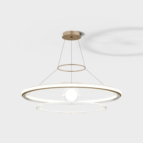 Halo Pendant Light 3D model