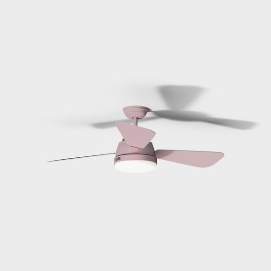 Stylish Modern Ceiling Fan 3D model