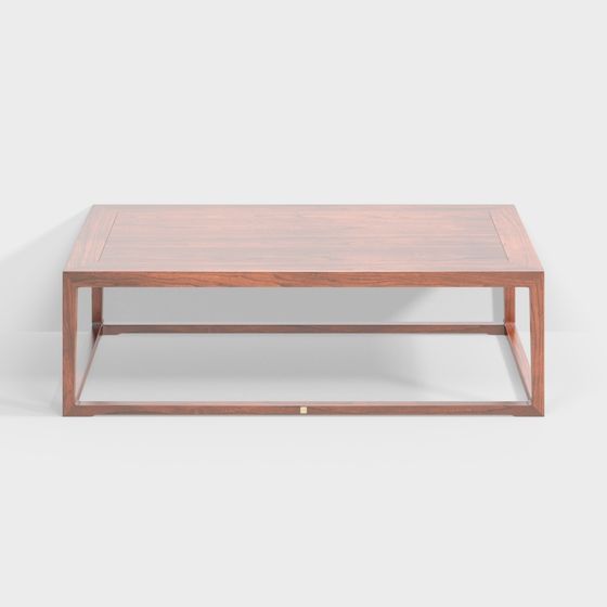 Urban Wooden Coffee Table 3D model