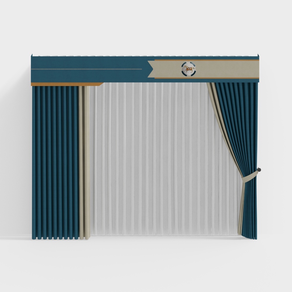 Elegant Equestrian Arch 3D model