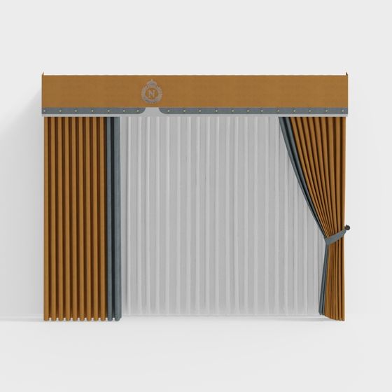 Royal Theater Curtains 3D model