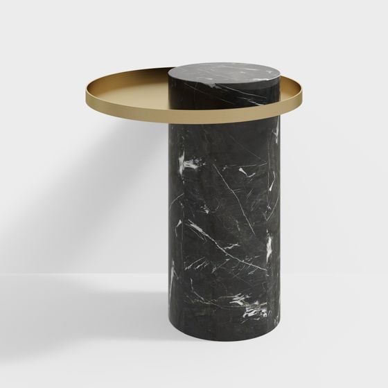 Stylish Round Table 3D model for Modern Spaces