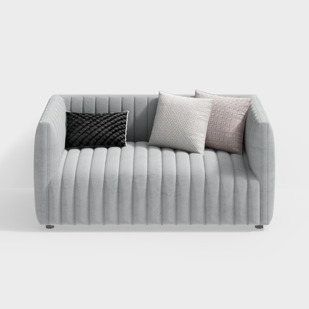 Sofá doble de terciopelo - BSGSP52 - Casa de la Luz