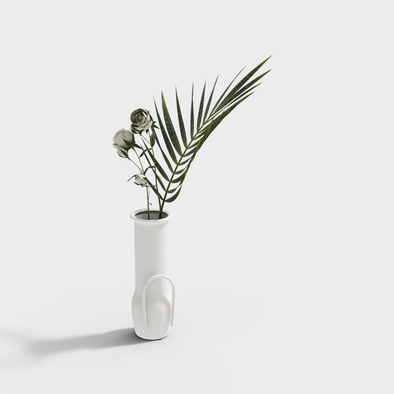 Minimalist Vase 3D model for Creative Spaces