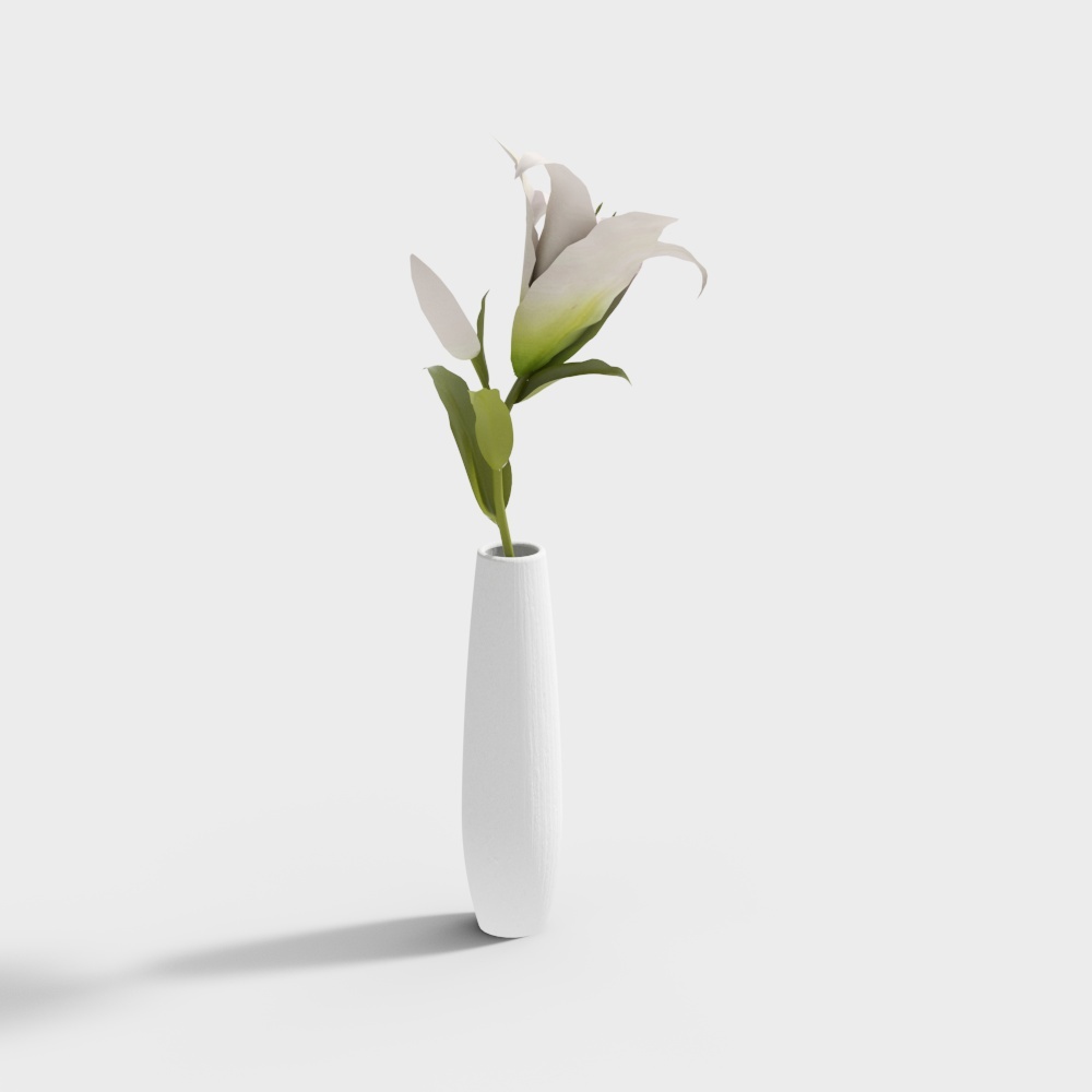 แจกันเซรามิกห้องฟงหยางขาวขนาดเล็กสำหรับดอกไม้แห้งสดตกแต่งดอกไม้เต็มไปด้วยดาวตกแต่งบ้านสไตล์ยุโรป - กลางคืน