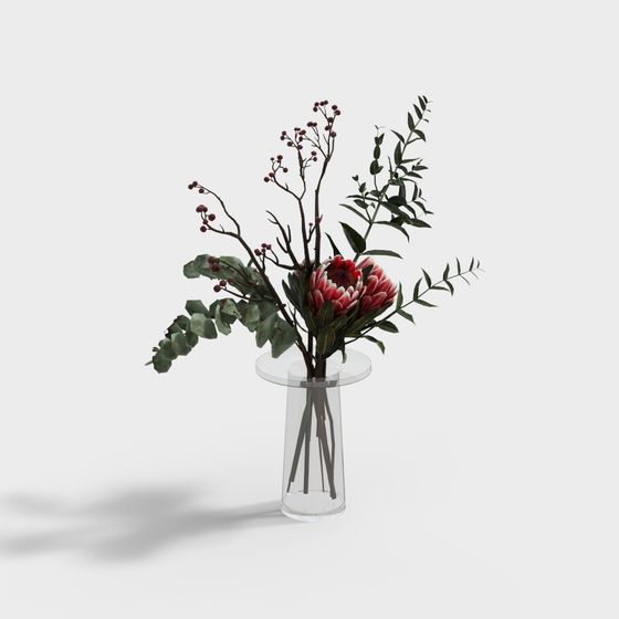 Floral Harmony 3D model