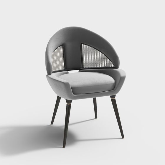 Smooth Armchair 3D model for Modern Interiors