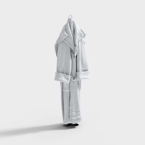 Stylish Minimalist Loungewear 3D model