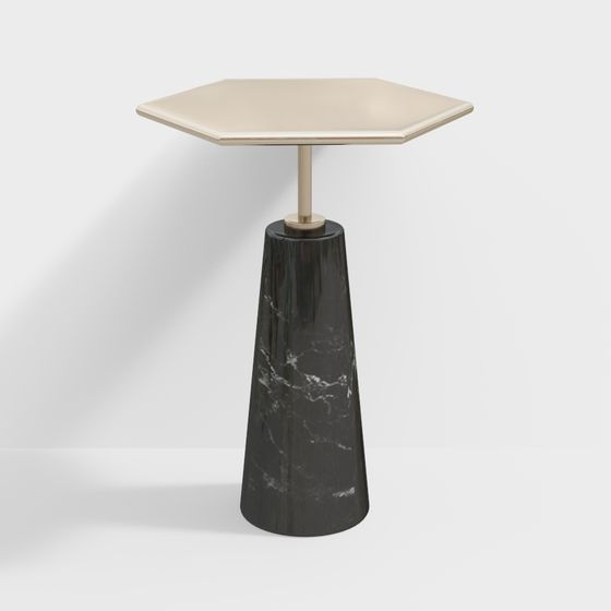 Elegant Side Table 3D model