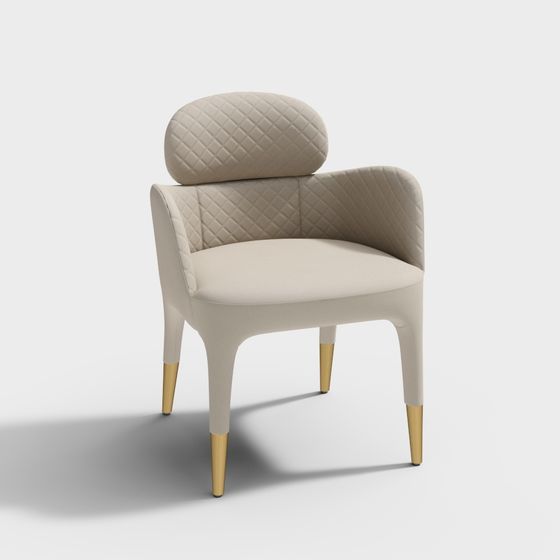 Elegant Sofa Chair 3D model