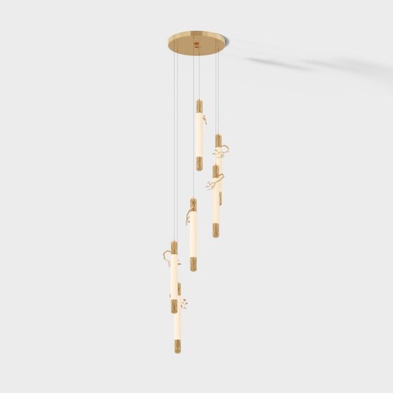 Xinghao Copper House - 새로운 중국식 - 샹들리에 - 1921 시리즈-6 계단