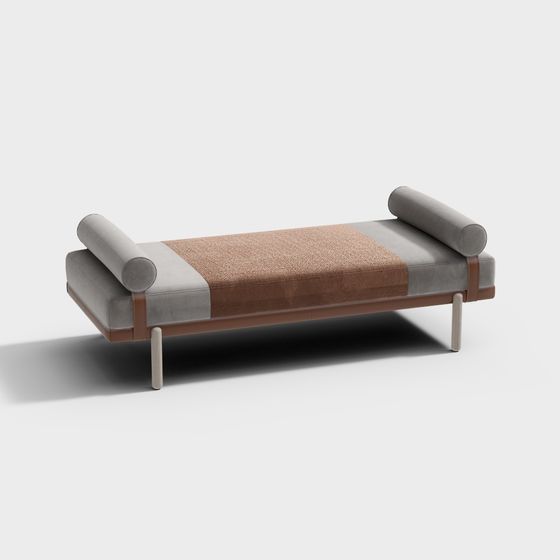 Urban Retreat Daybed 3D model for Creative Spaces