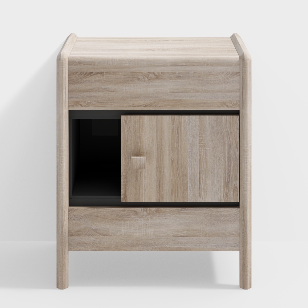 Urban Alleyway Side Cabinet 3D model