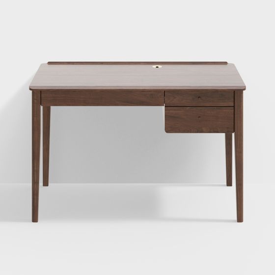 Mid-Century Desk 3D model