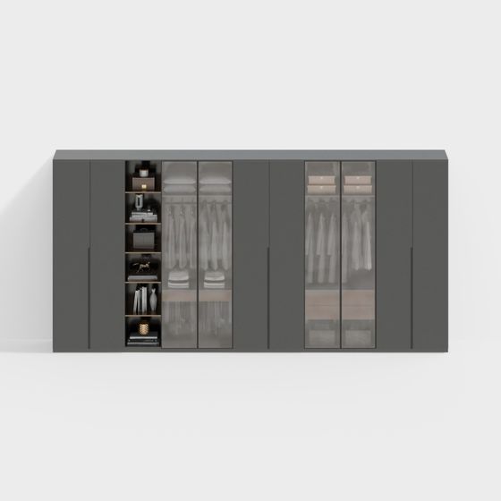 Urban Closet 3D model for Contemporary Spaces