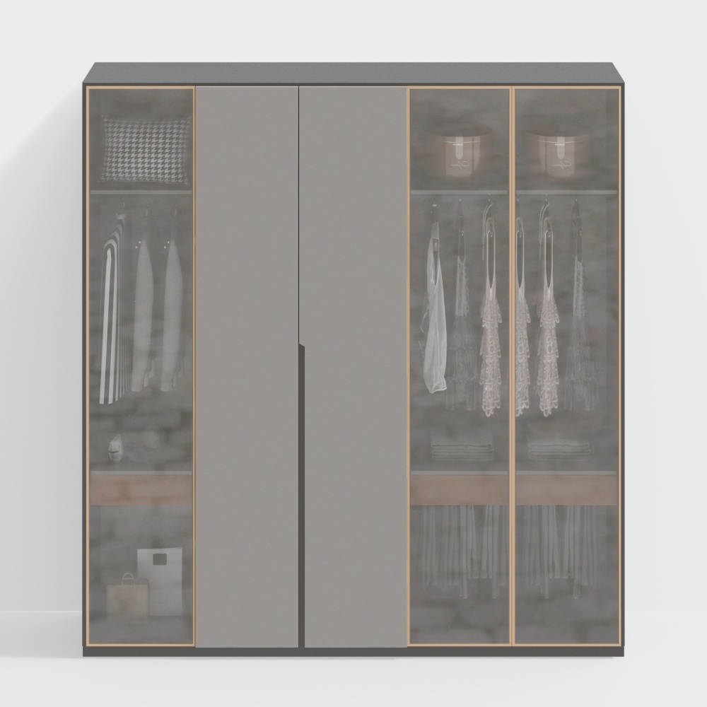 Moderne Kleiderschrankkombination