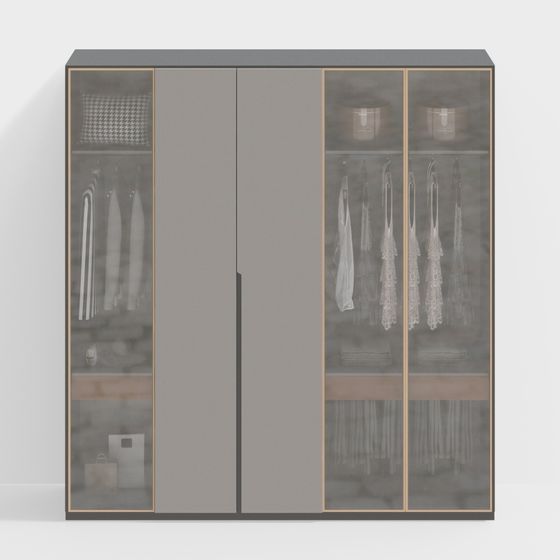 Moderne Kleiderschrankkombination