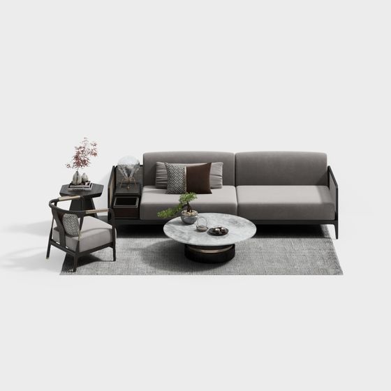 새로운 중국 소파 커피 테이블 조합