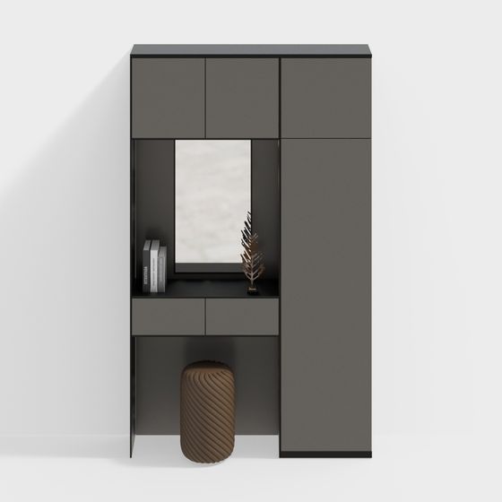 Urban Bookshelf 3D model for Modern Design