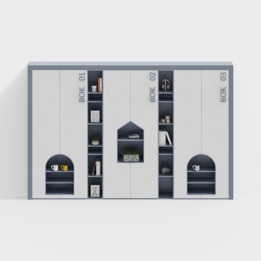 BOK Bookshelf 3D model
