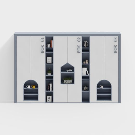BOK Bookshelf 3D model