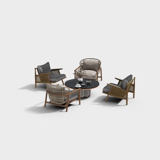 Cozy Corner Set 3D model