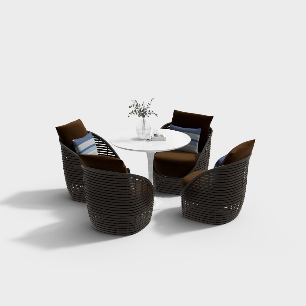 Table et chaises d'extérieur