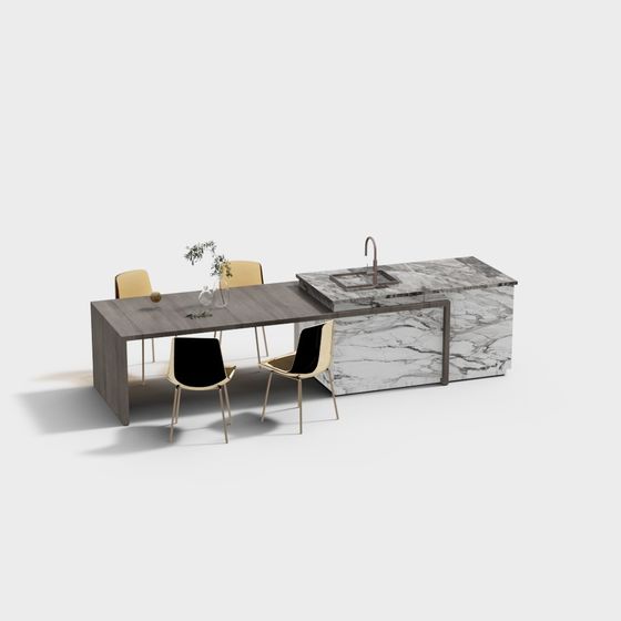 City Living Room 3D model