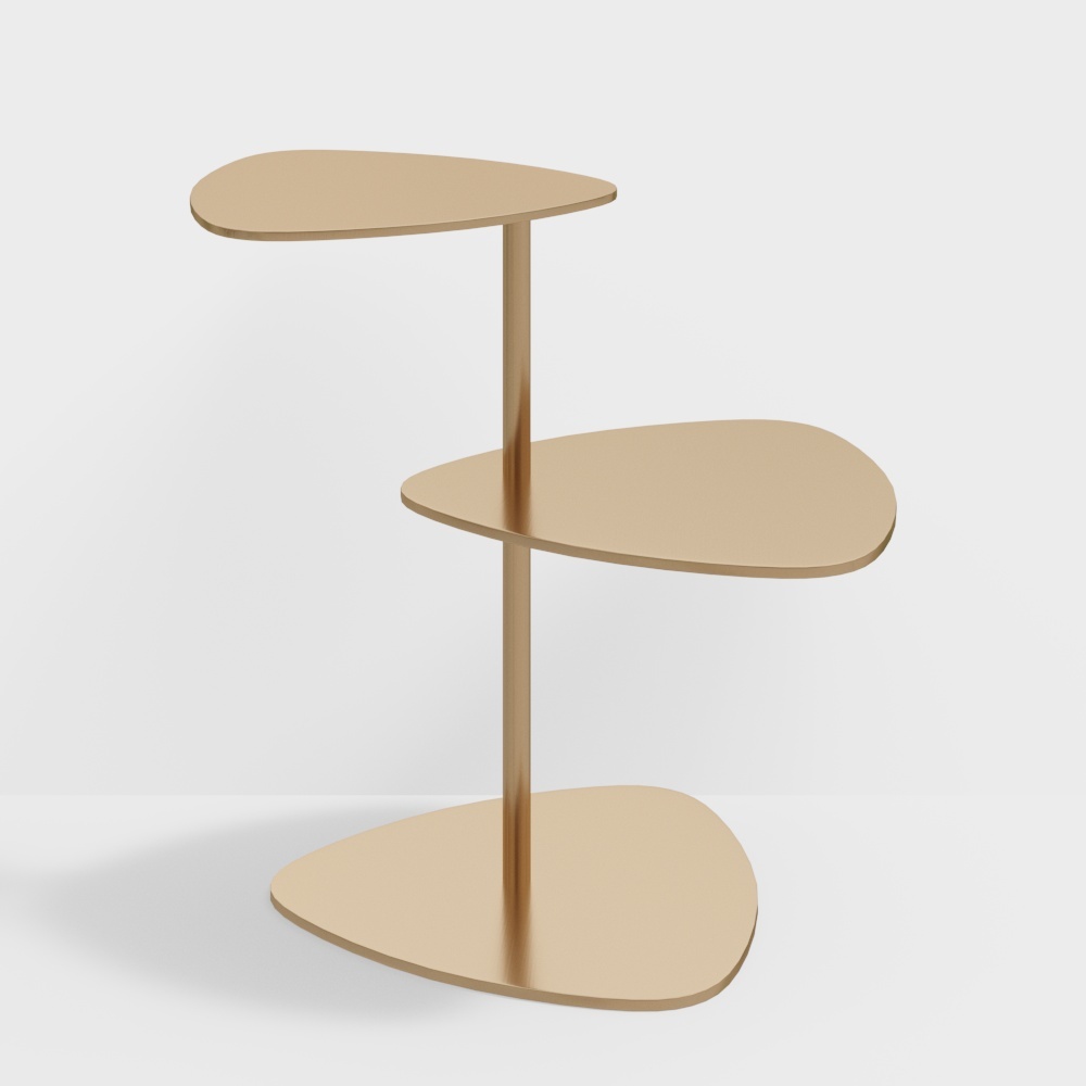 Sleek Low-Poly Side Table 3D model