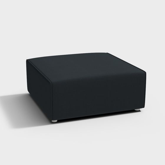 Urban Cube Ottoman 3D model for Modern Interiors