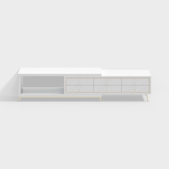 Urban Elegance Media Console 3D model