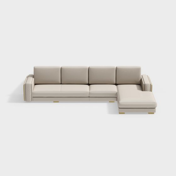 Urban Comfort Sofa 3D model