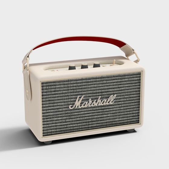 Retro Modern Marshall Stereo Radio 3D model