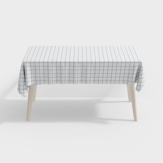 Grid Dining Table 3D model